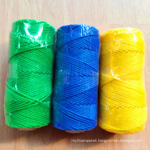 2mm pe nylon braided rope 3mm polyester yarn rope for trellis netting
